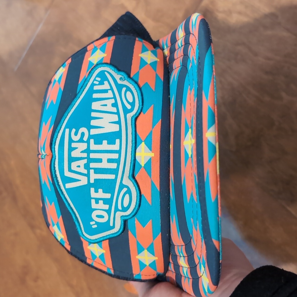 Vans tribal print snapback hat